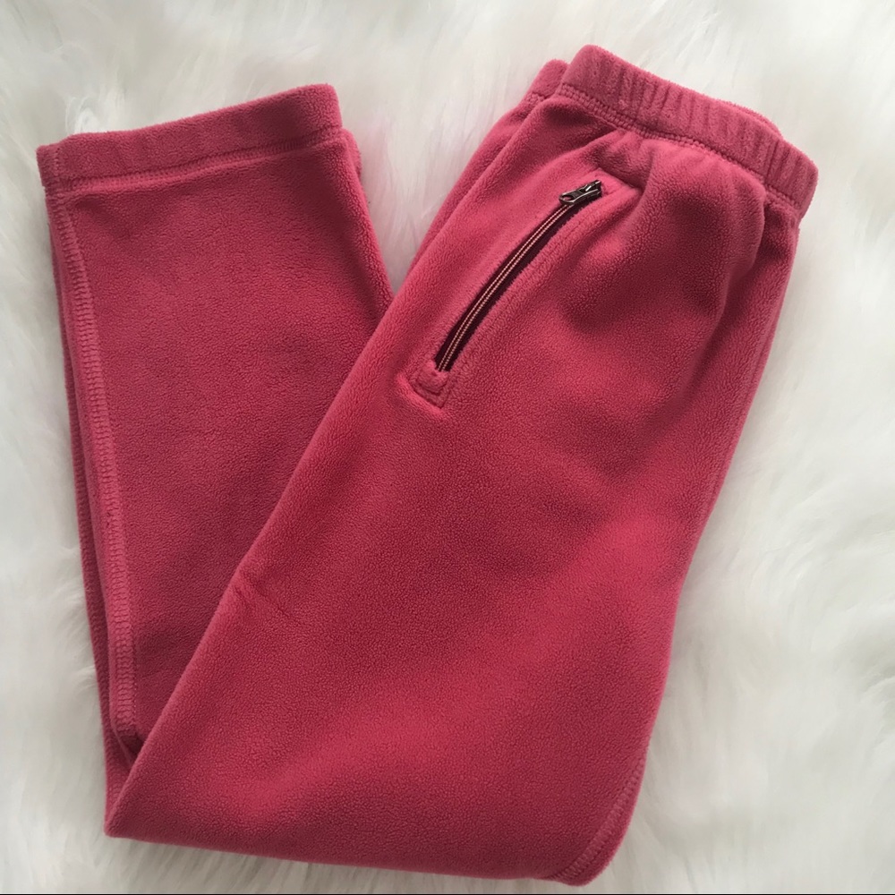 Hanna Andersson Girls Fleece Pants size 120
